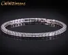 CWWZIRCONS Brand Square M Cubic Zirconia Tennis Bracelets pour femme White Gold Color Coup CZ Bijoux de mariage CB169 2202227935227