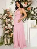 Robes de maternité Sexy Maternity Femmes Multiway Wrap Robes Prema V-Neck Bandage Maxi Bridesmaid Party Robe enceinte Photoshoot Robes de soirée 24412