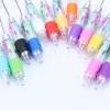 Stylos 20pcs bricolage créatif perlé à quatre couleurs stylo perlé mignon macaron stylos perlé tram kek mark point ballpoint stylo