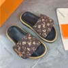 Designer Sliders Pool Pool Oreiller Sandales Sunset Mules plates Slippers Men Femmes Summer Classic Prints Fashion Fashion Fashion Belk With Logo Taille 35-46