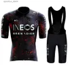 Cycling Shorts Summer Cycling Clothing 2024 Mens Mtb Pants Ineos sportset shorts ma kostuum fiets jersey heren sets kleding man bib uniform l48