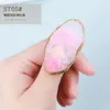 2024 1 st nytt hart Stone Nail Art Palette Finger Ring False Nails Tips Ritning Color Mixing Diy Manicure Polish Gel Toolfor False