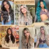 wholesale Long Deep Wave Full Lace Front Wigs Human Hair curly hair 11 styles wigs female lace wigs synthetic natural Synthetic hair lace wigs fast delivery