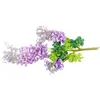 Decorative Flowers Ivy Of Vine 12 Bunches Artificial Wisteria Hanging Purple 110cm Pcs Faux Brand