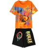 Tshirt a maniche corta di alta qualità Set sportivo casual per le donne Sumpi Shorts Sump and Delming Fashion Twopice 240412