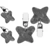 Tavolino 4pcs tovaglie pesi clip picnic panno a forma di farfalla in pietra con morsetti