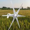 3000W 12V 24V 48V windturbinegenerator met 6 bladen 3KW horizontale windmolen energie windturbine wiindmill voor homeUse