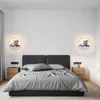 Wall Lamp Bed Bedroom Network Red LED Light Nordic Simple Living Room Master Stairway Corridor Background