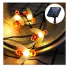 Novo led de solar led string 20 bee fofo ao ar livre casamento de casamentos de casamento caseiro pátio festeira árvore de natal abelha abelha lâmpada de decoração de fada estrelada