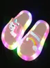 Girl Slippers Children LED Kids Slipper Baby Bathroom Sandals Shoes for Girls and Boys Light Up toddler2333283