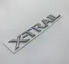 3D -bil bakre emblem Badge Chrome x Trail Letters Silver Sticker för Nissan XTrail Auto Styling5886976