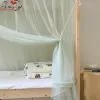 Dormitory Upper Lower Bunk Mosquito Net Solid Color Household Child Student Bed Canopy Summer Anti-mosquito Polyester Bedding