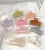 Koreaanse vaste haarklauwen Elegant Clear Acryl Hair Clips Haarspelden Brontijn Hoofdkleding voor vrouwen Accessoires Geschenken 4562881