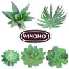 Fiori decorativi Winomo 5pcs Paltoggetti realistici piante verdi artificiali falsi per vasi di decorazione per uffici interni interni