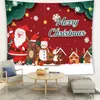 Wandteppiche Weihnachtsdekoration Schlafzimmer Wohnzimmer Tapisserie Hintergrund Wandverkleidung Santa Claus Bree Hanging Tuch