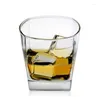 Vingglasögon 6st värmebeständig glas kopp öl espresso kaffesats handgjorda mugg te whisky koppar drinkware