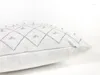 Pillow White Velvet Cover 45X45cm Quality Pearl Pillowcase Luxury Sofa Decoration Throw