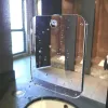 Adesivi a specchio acrilico flessibile Anti nebbia Specchio doccia autoadesivo ovale rettangolo quadle per trucco quadrato Sticker arredamento casa