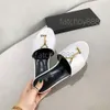 Luxes Designer Mens Mens Womens Slippers Sandals Chaussures Slide Summer Fashion Wide Flip Flip Flops Platform Outdoor Fashion Cales de chaussure Taille 35-41