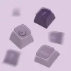 Accessoires 123 touches Keycap PBT personnalisé xvx Profil de touches japonaises violet colorant sublimatio pour GH60 / rk61 / gk64 / womier66 / alt61/87/104 Keyboards