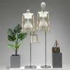 Koreaanse stijl platte schouder rechtshoek schouder vrouwelijke mannequins kledingwinkel model rekwisieten raam mannequin body display stand