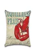 Nieuwe mariene themaserie Lobster Crab Linen drijfkussenauto Home Decoratie Decoratieve kussensloopkussen Cushion Cover Zchb7503382