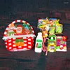 Stume da stoccaggio TETP 50 pezzi di caramelle natalizie Babbo Natale festa per biscotti fatti a mano fai -da -te imballaggio regalo bomboniere