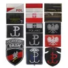 Polska łatka flaga narodowa Grom Special Military Armband Special Ops Patches Taktyczne morale wisiorek Plecak Akcesoria Sticke