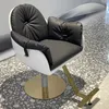 바퀴 미용사 이발사 의자 페디큐어 화장품 이발사 의자 안락 의자 Fotel Fryzjerski 상업용 가구 YQ50BC