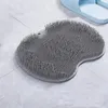 バスマットフット洗浄ブラシシリコーンマッサージノンスリップマットボディスクラバーシャワークリーニングツールバスルーム吸引カップ