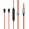 Cable de extensión de línea de actualización Aux 0.75 mm Cable de extensión de audio estéreo Cable de cable de extensión con trigo para auriculares UE TF10/TF15/5Pro SF3