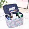 Sacs de cosmétiques Grand sac à imprimé portable grande capacité de rangement de rangement pour filles voyage de voyage imperméable Pouche de maquillage