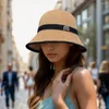 Wide Brim Hats Straw Fisherman Hat Foldable Sun Stylish Anti-uv For Women Protection With Camping