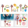 4x Instruments de musique en bois Set Noisemaker Toy Premium Percussion Kits Rythm pour les garçons Girls Born Baby Holiday 240408