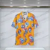 Sommer Herren-T-Shirt Designer Druckknopf up adjigan lose Version Kurzarm Hawaiian Top hochwertige stilvolle Herren-Schwimmhemd-Kollektion Strand Hemd Größe M-3xl #34