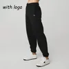 Actieve broek Lo let op zweet yoga katoenen trainingsbroek losse fitness -broek Women's training leggings voor vrouwen comfort ademen