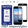 10D Curved Full Cover Screen Protector For iPhone 14 13 12 11 Pro XS Max XR 8 Plus Edge to Edge Tempered Glass Protection With Box7309165