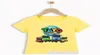 Boy S-Shirts Komik Tayo ve Küçük Arkadaşlar Karikatür Baskı Tişört Moda Trend Bebek Sarı Tops5031022