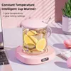 Smart Cup Heater Coffee Milk Mok Warmer Electric Hot Bord voor waterthee Constante temperatuur Verwarming Coaster 3 Gear Warmer Pad