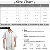 Мужские рубашки M Men Summer Color Color Splising White Border Sports Comfort Tops с коротким рукавом ежедневно причинно свободные однократные