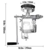 Pressers Vevor Manual Oil Press Machine 304 DIY 종자 너트에 대한 스테인리스 스틸 Peanut Oil Expeller 추출기 가정용 냉유 추출기