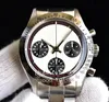 Vintage Sport Watches Men's Chronograph Watch Men Mechanical 7750 Hand Wind Eta Movement Newman Cosmograph 6263 Valjoux antika armbandsur Stoppur