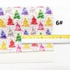 Noel Ağaçları Ho Baskılı Sentetik Deri Kumaş DIY Craft için Sahte Deri Gökkuşağı Glitter Vinil 8.2 "X11.4" SJ292