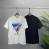 ファッショナブルなヨーロッパブランドCA夏の短袖Tシャツの男性と女性向けの汎用性の高いトップ3Dレター印刷デザイン