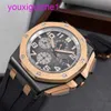 Letzte AP Armbandwatch Royal Oak Offshore -Serie 26405nr Black Ceramic Drei Augen Chronograph Herren Mode Freizeitsport Mechanical Uhr