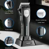 Trimmers Kemei Barbershop Professional Hair Trimmer For Men Electric Beard Trimmer Rechargeble Clipper Hair Cutting Machine Set KM5083