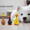 2021 Hot Sell Newest Screaming Chicken Pets Dog Cats Toys Squeeze Squeaky Sound Funny Safety Rubber For Dogs Molar Chew Toys
