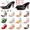 Projektant czerwony czerwony sandały wysokie obcasy Toe spiczasta sukienka sandałowa damska 6 cm 8 cm 10 cm 12 cm 14 cm platforma luksusowa highheel peep-toes seksowne dhagtes obcasy