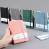 A6 Pocket Notebooks met pen 200 pagina's Leather Notepads Teacher Gift Planning Notebook en Journals School Supplies Stationery 240411