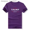 Herrtröjor tröjor Donald Trump 2024 US Val-return t-shirt rolig pro Trump fan t-shirt topp gåva 4 juli c240412